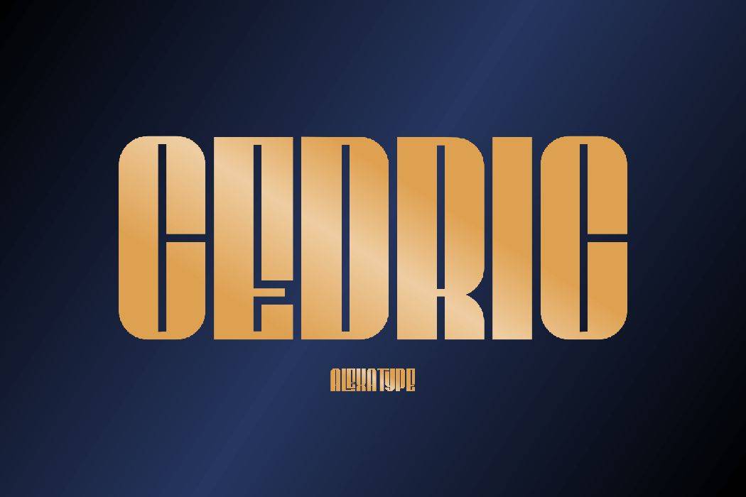 Cedric Font sample