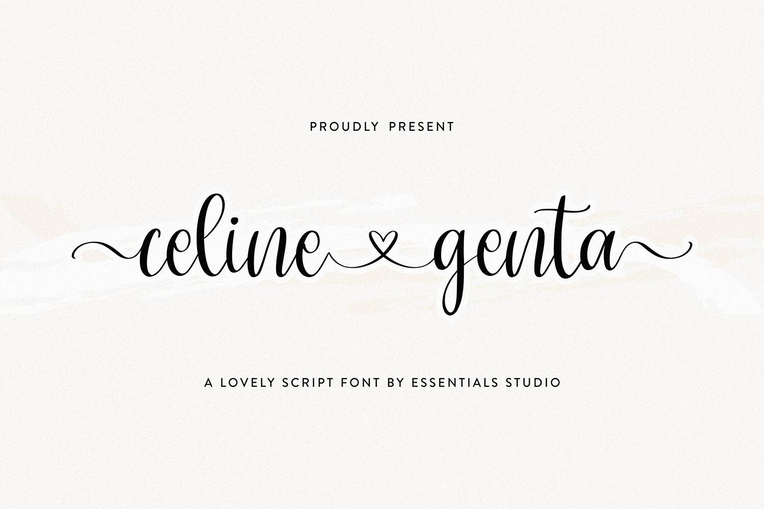 Celine Genta Font sample