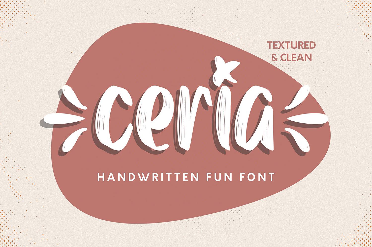 Ceria Font sample