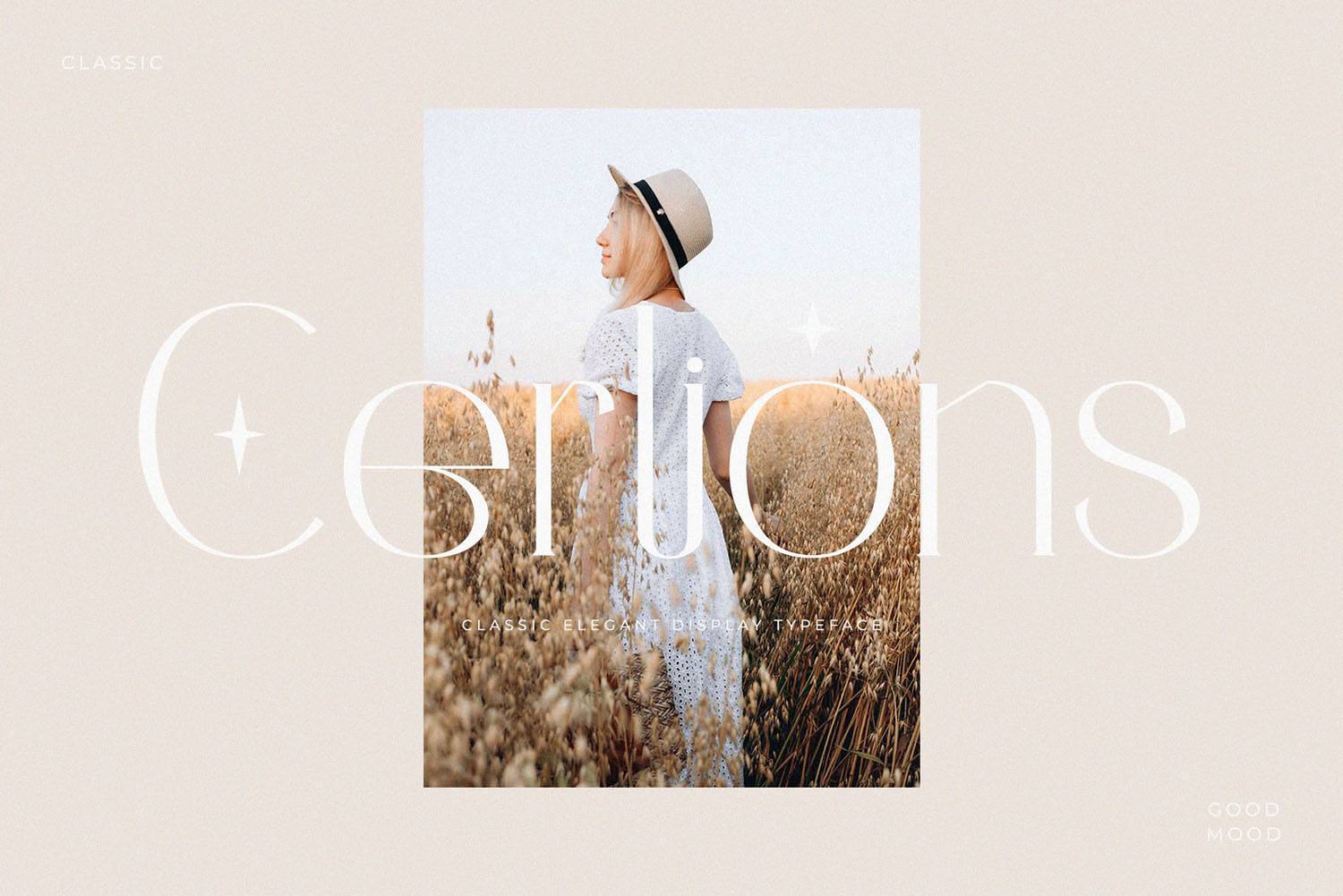 Cerlions Font sample