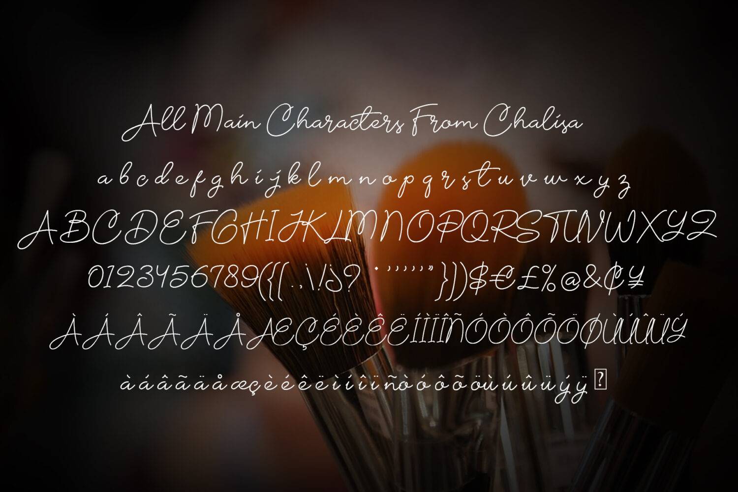 Chalisa Beauty Script Font sample