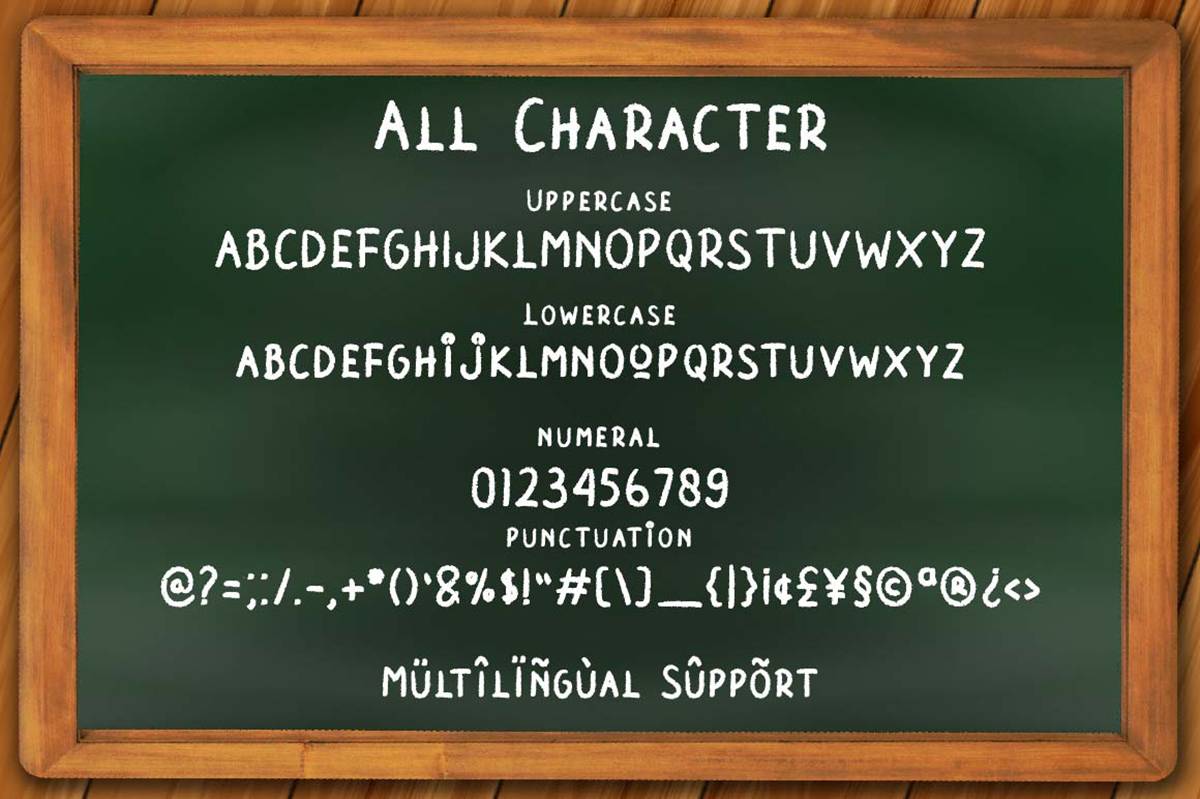Chalk Perio Font sample