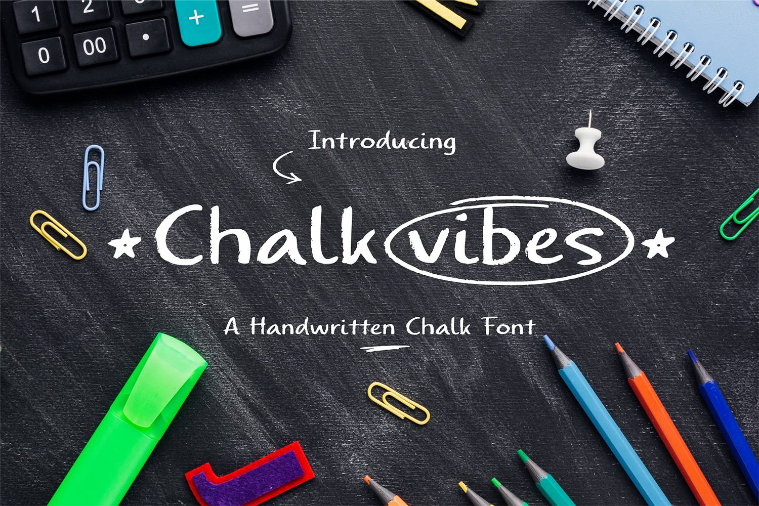 Chalkvibes Font sample