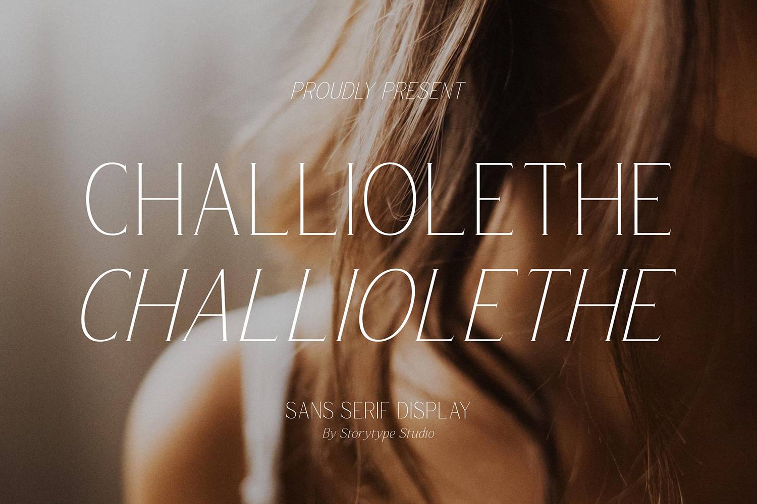 Challiolethe Font sample