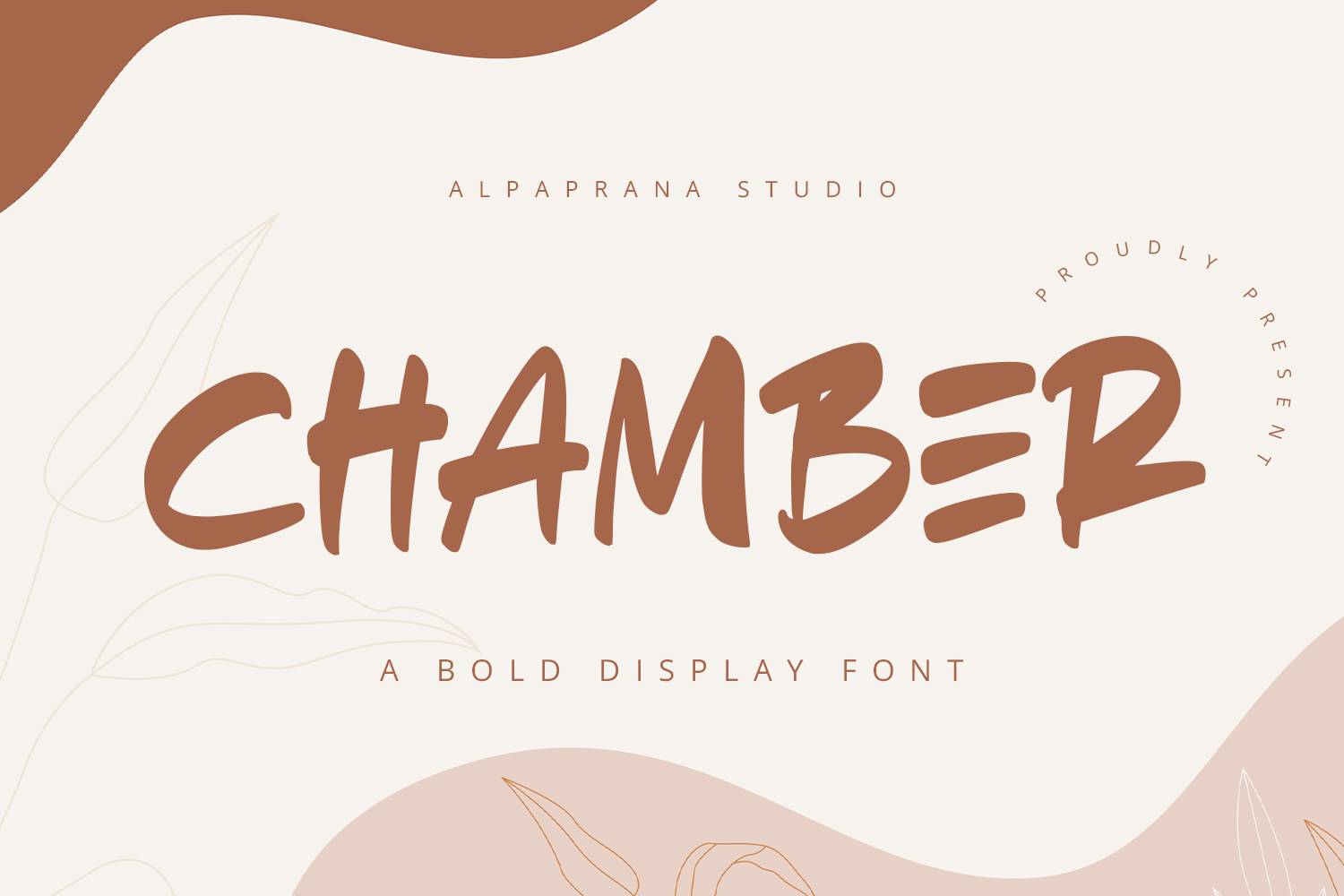 Chamber Font sample