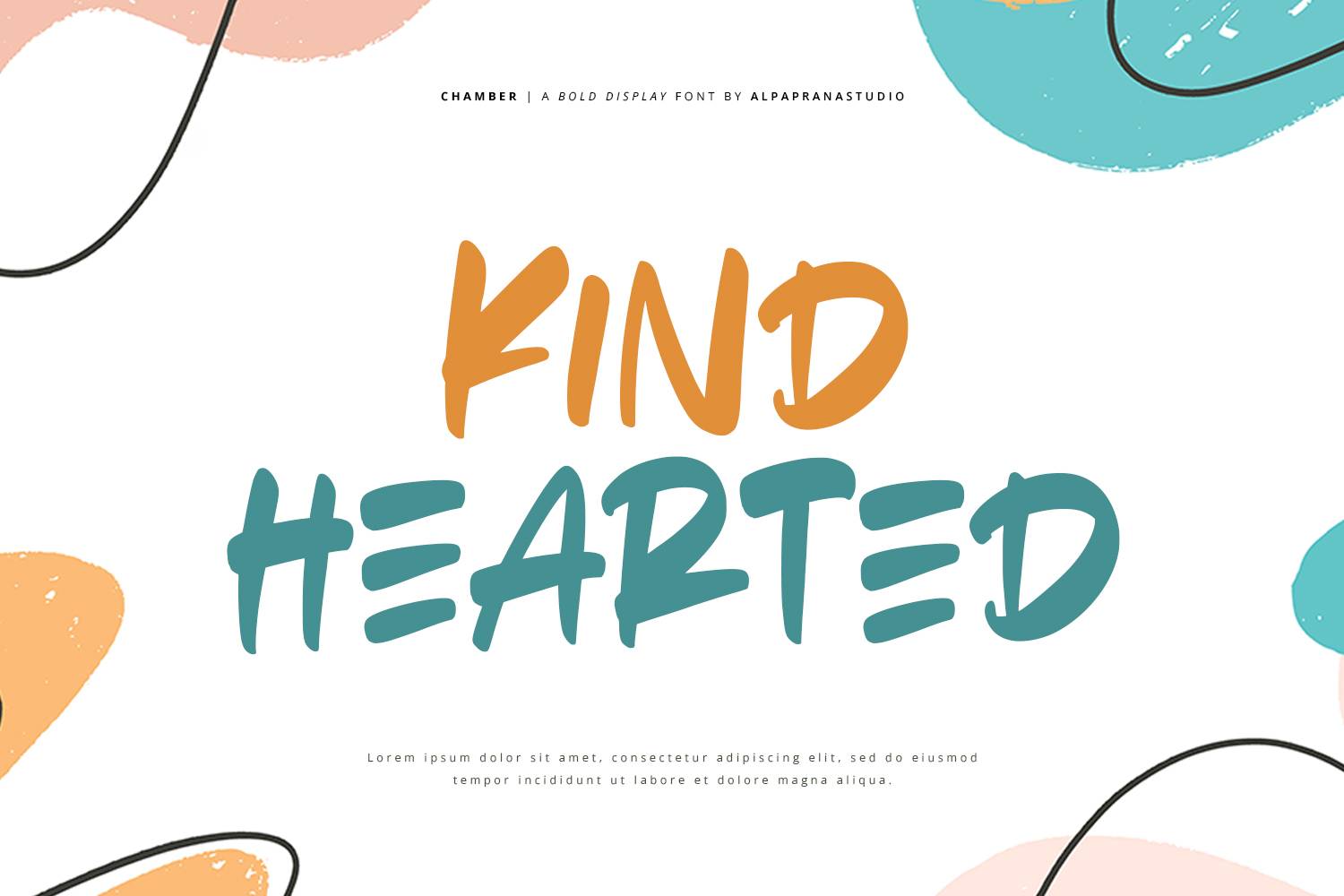 Chamber Font sample