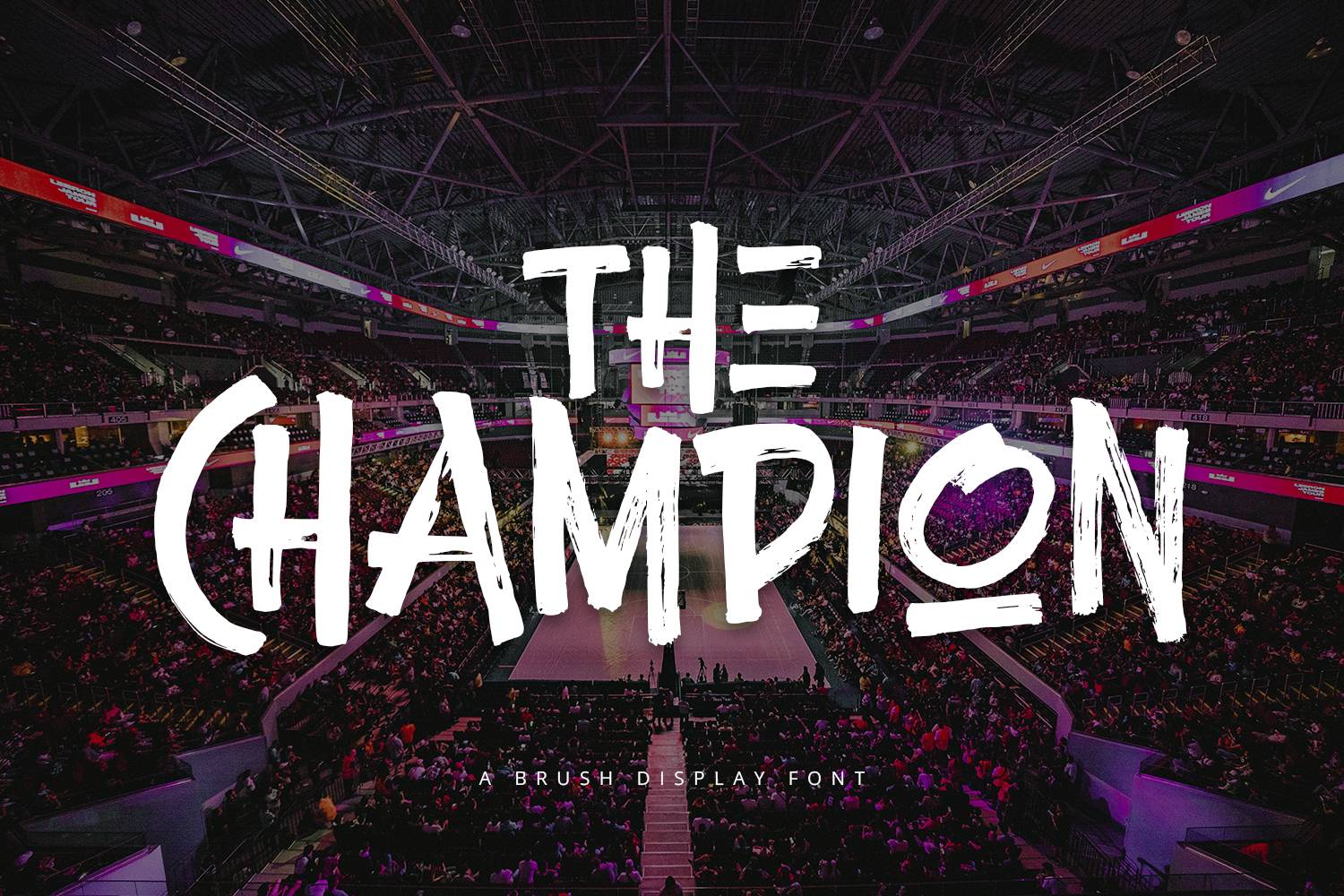 Champion Font sample