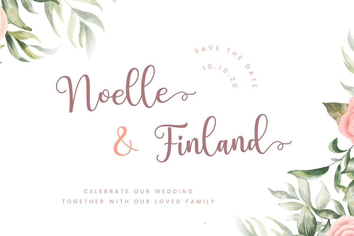 Charmlatte Font sample