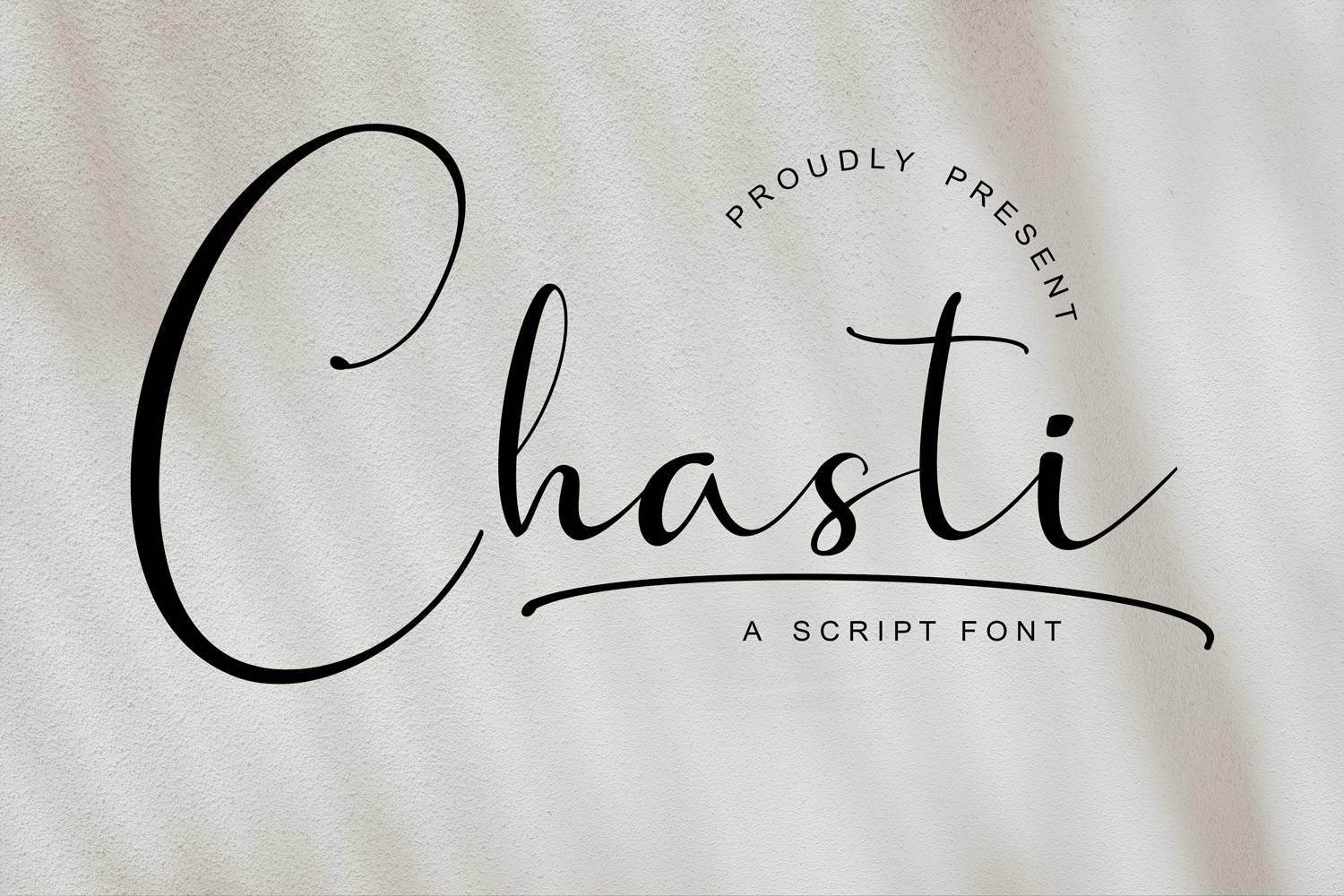 Chasti Font sample