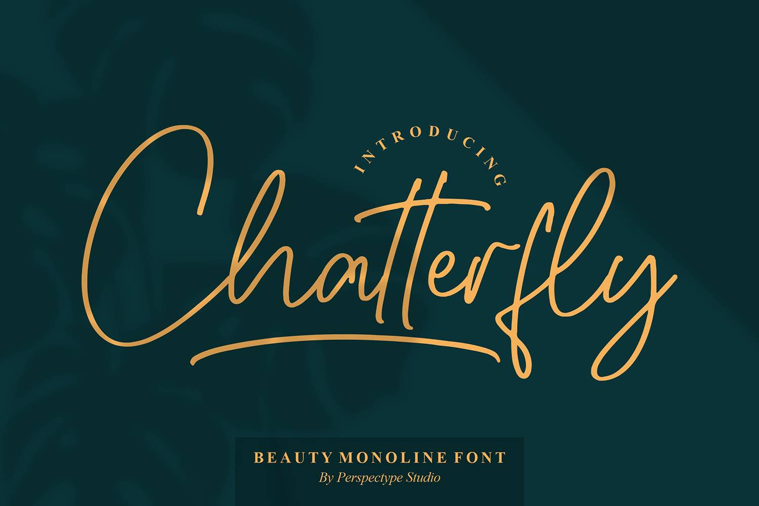 Chatterfly Font sample