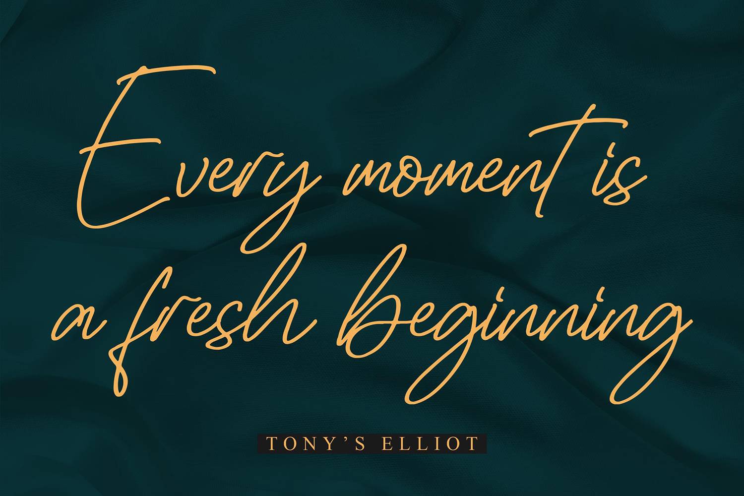 Chatterfly Font sample