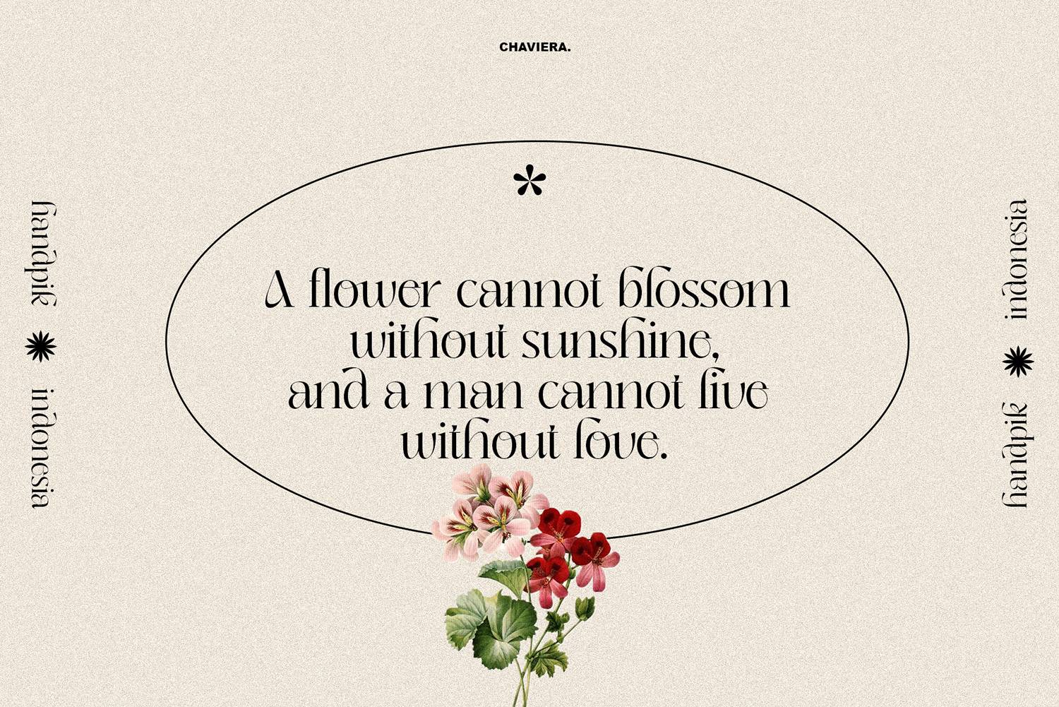 Chaviera Font sample