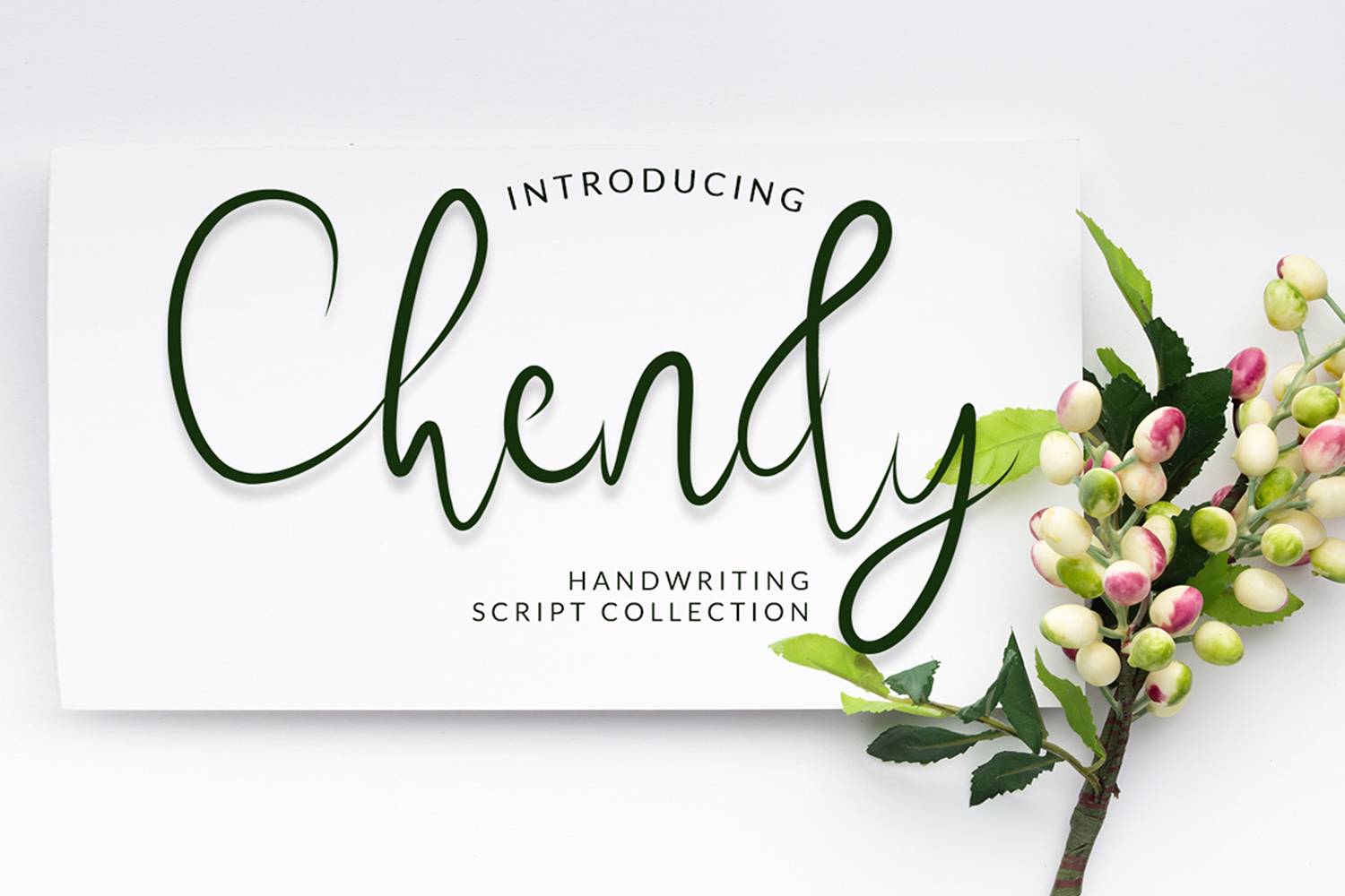 Chendy Font sample