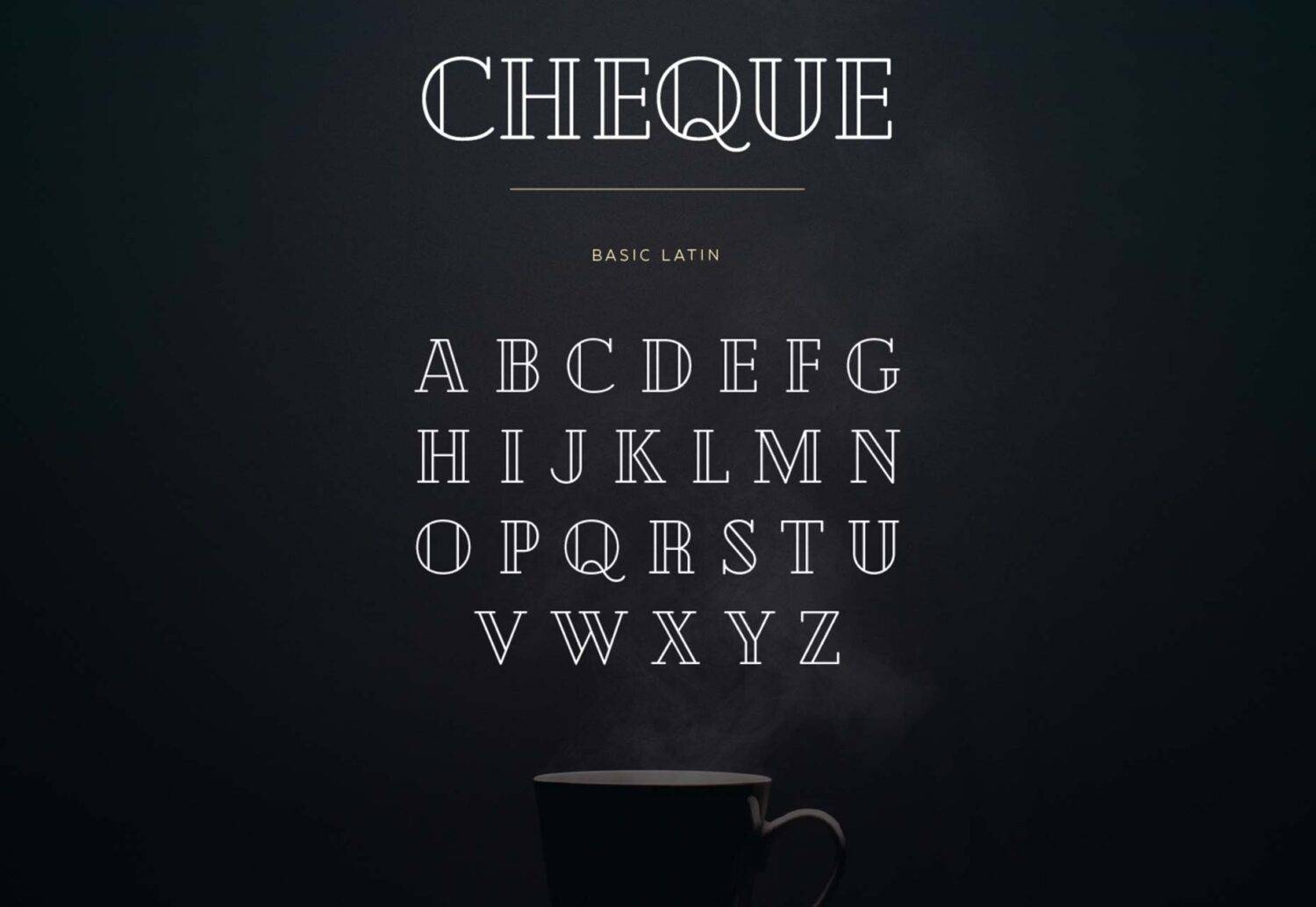 Cheque sample