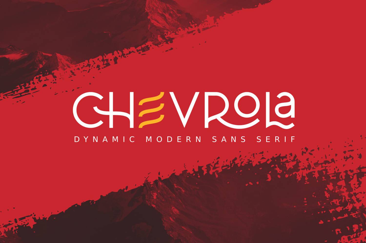Chevrola Font sample
