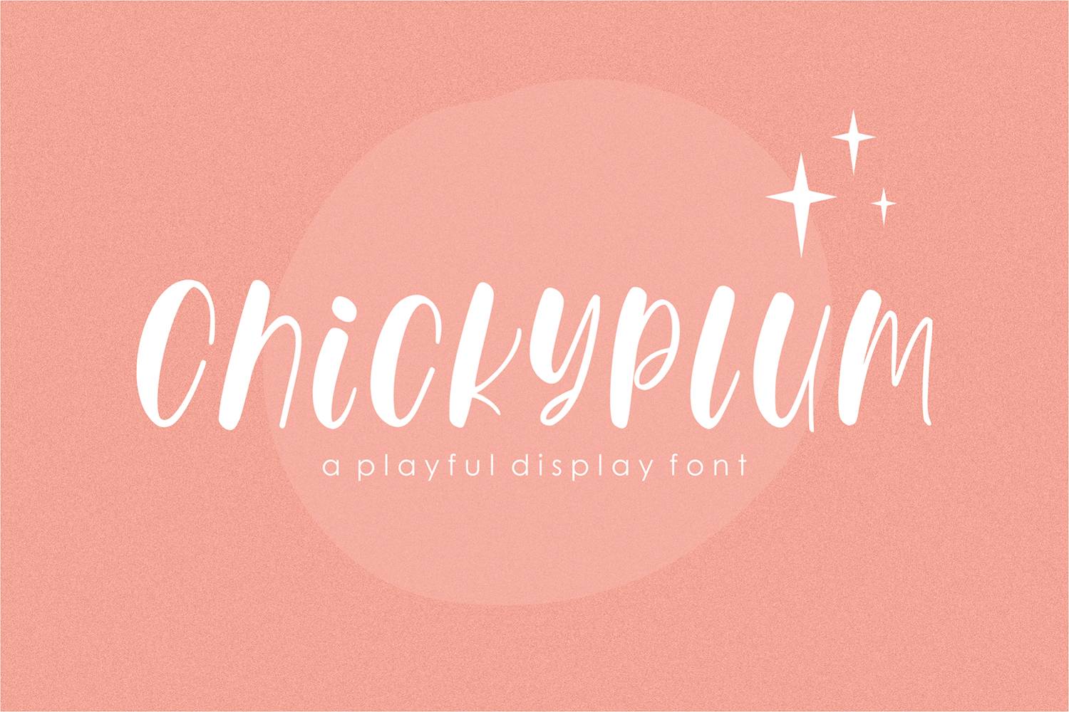 Chickyplum Font sample