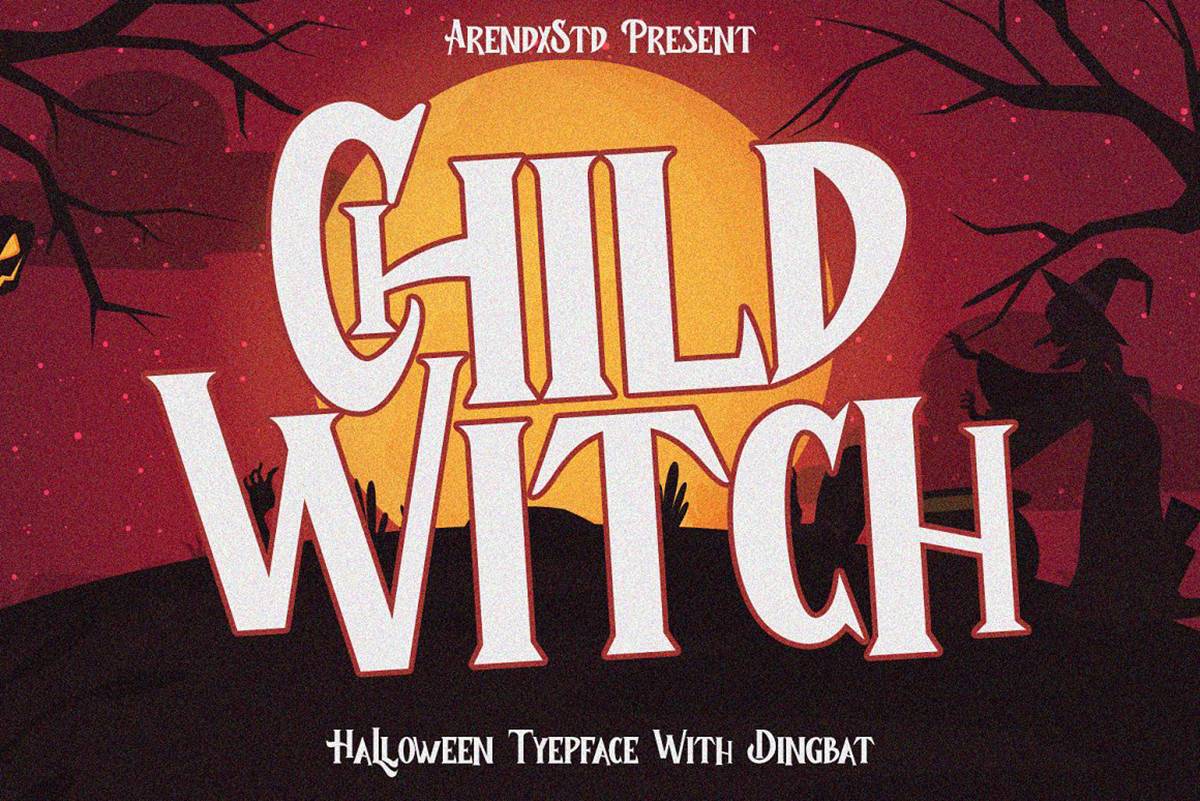 Child Witch Font sample