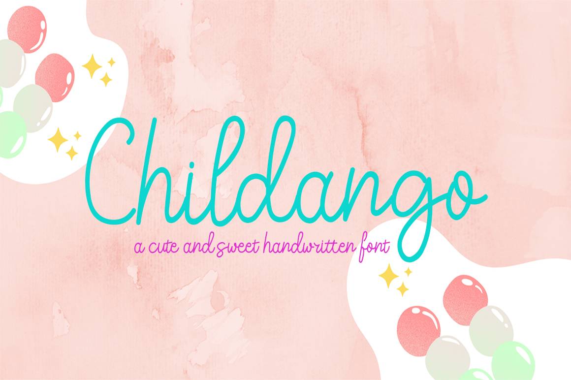 Childango Font sample