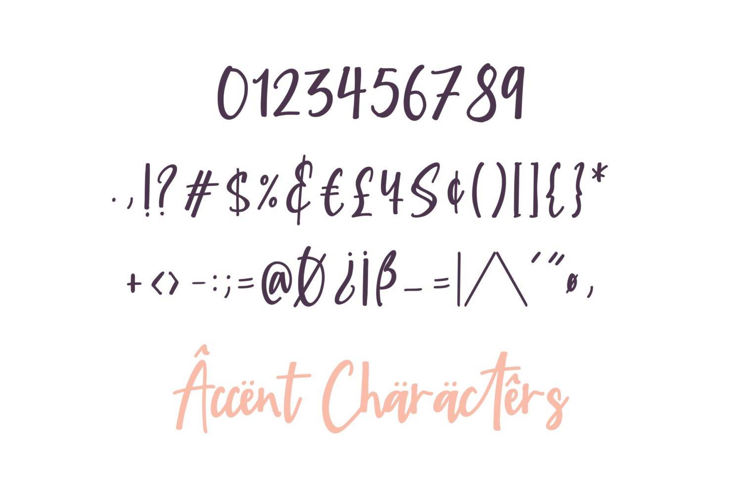 Childish Sweet Handwritten Font sample