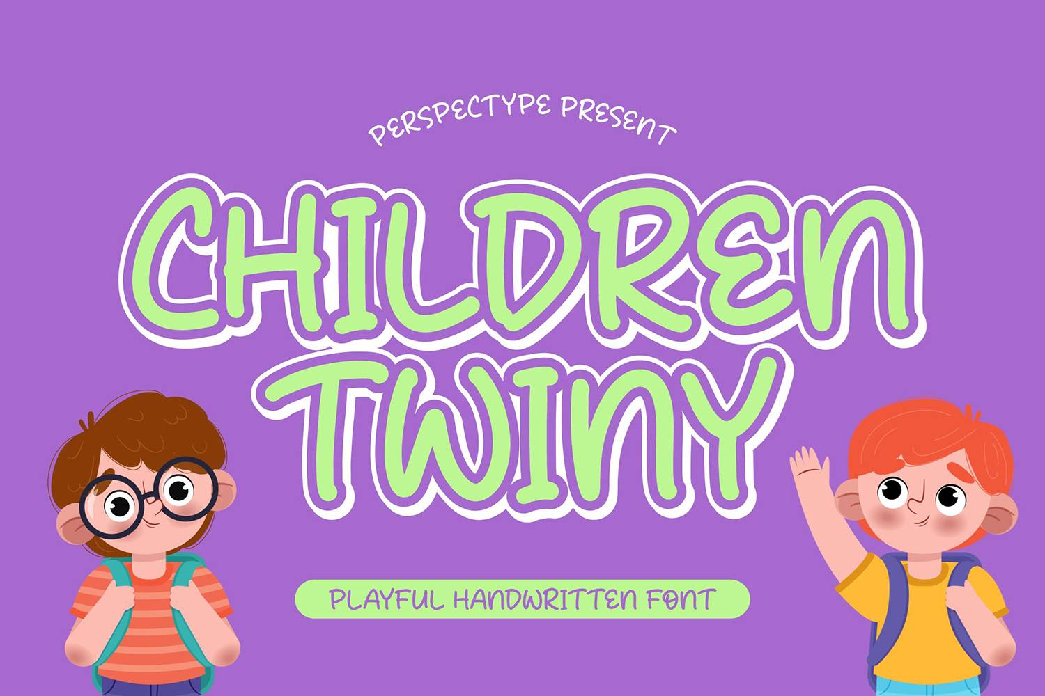 Children Twiny Font sample