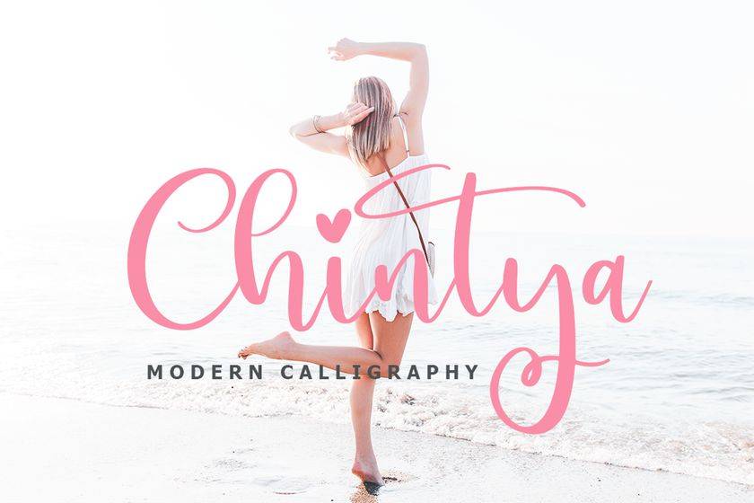 Chintya Font sample