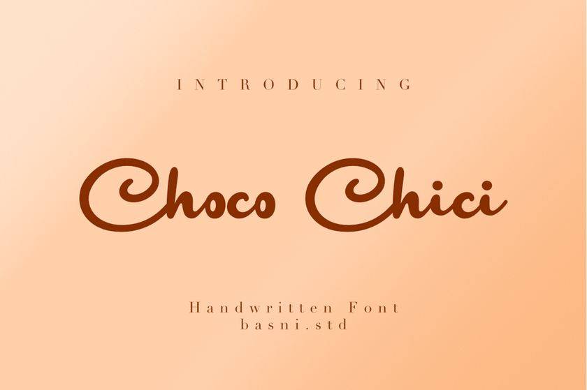 Choco Chici Font sample