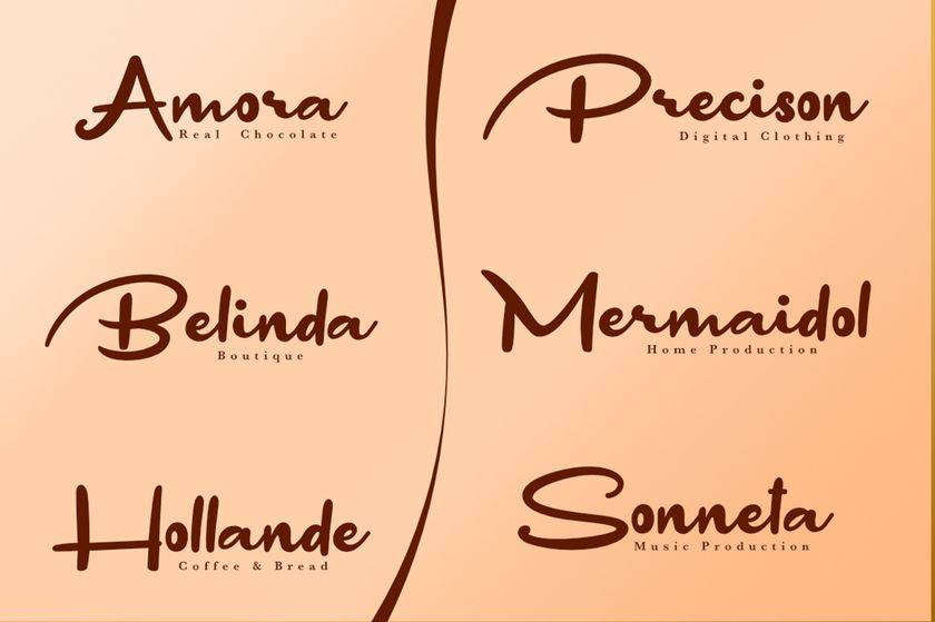 Choco Chici Font sample