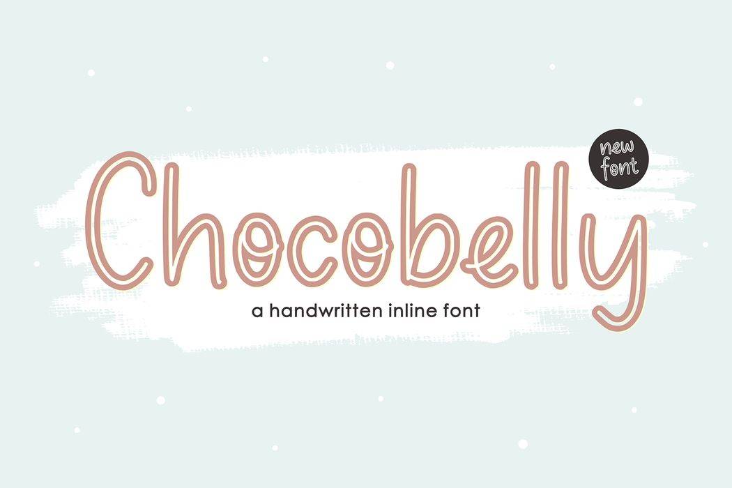 Chocobelly Font sample