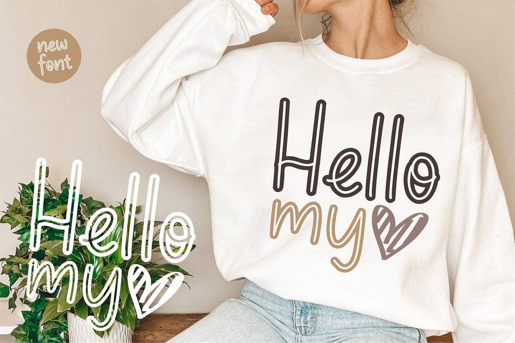 Chocobelly Font sample