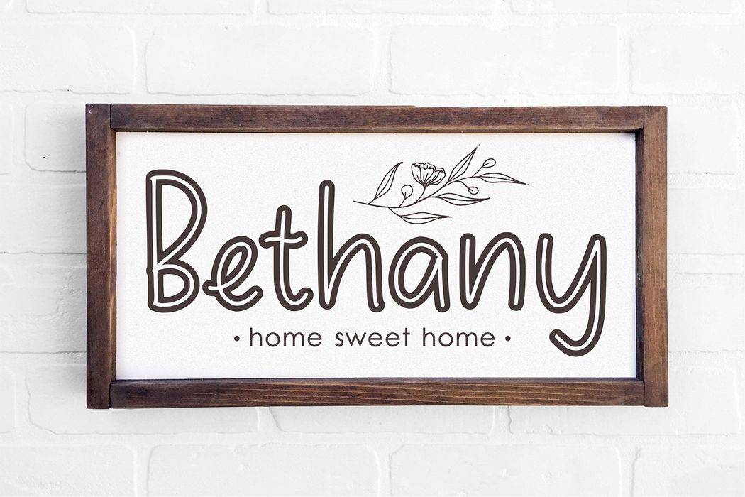 Chocobelly Font sample
