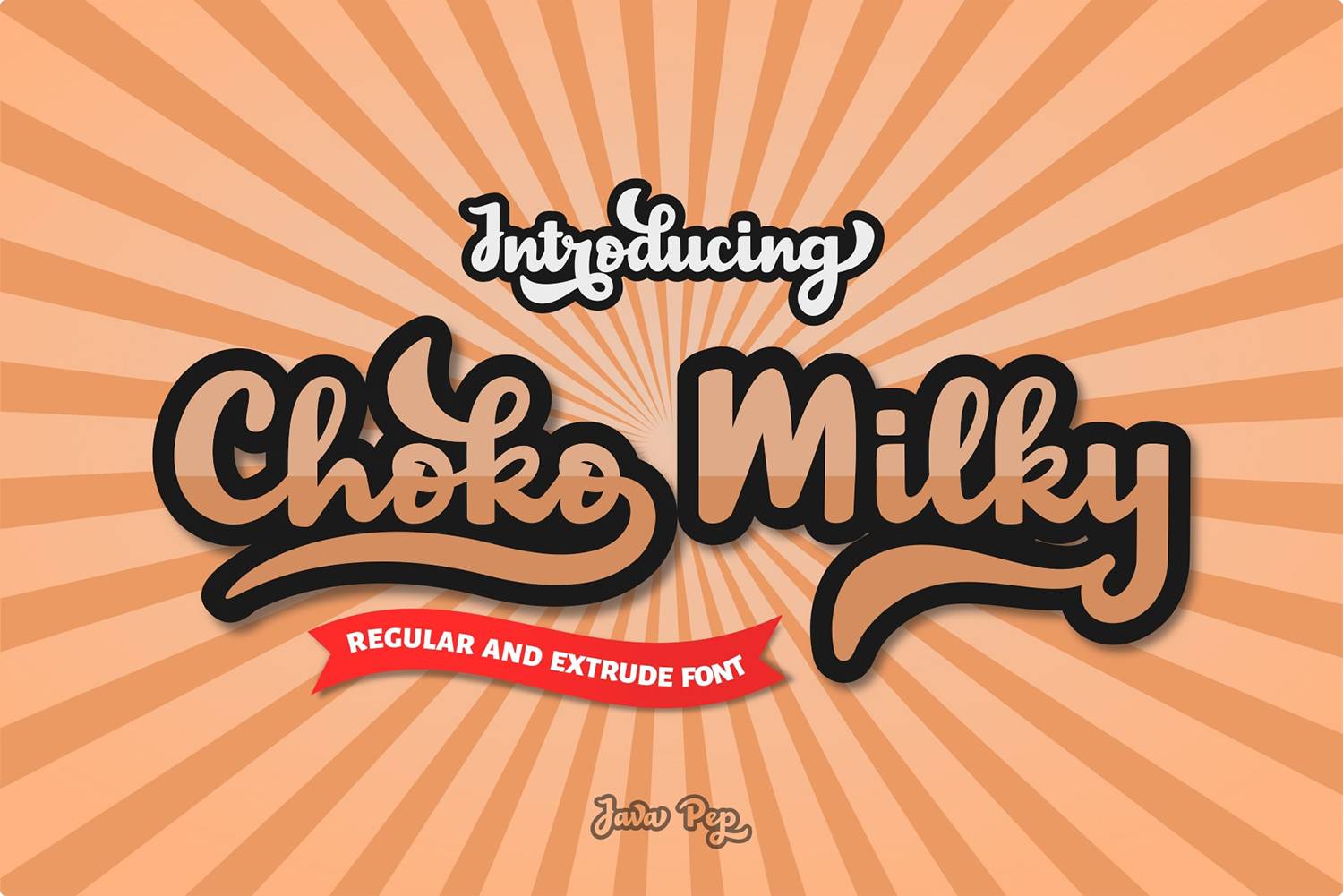 Choko Milky Font sample