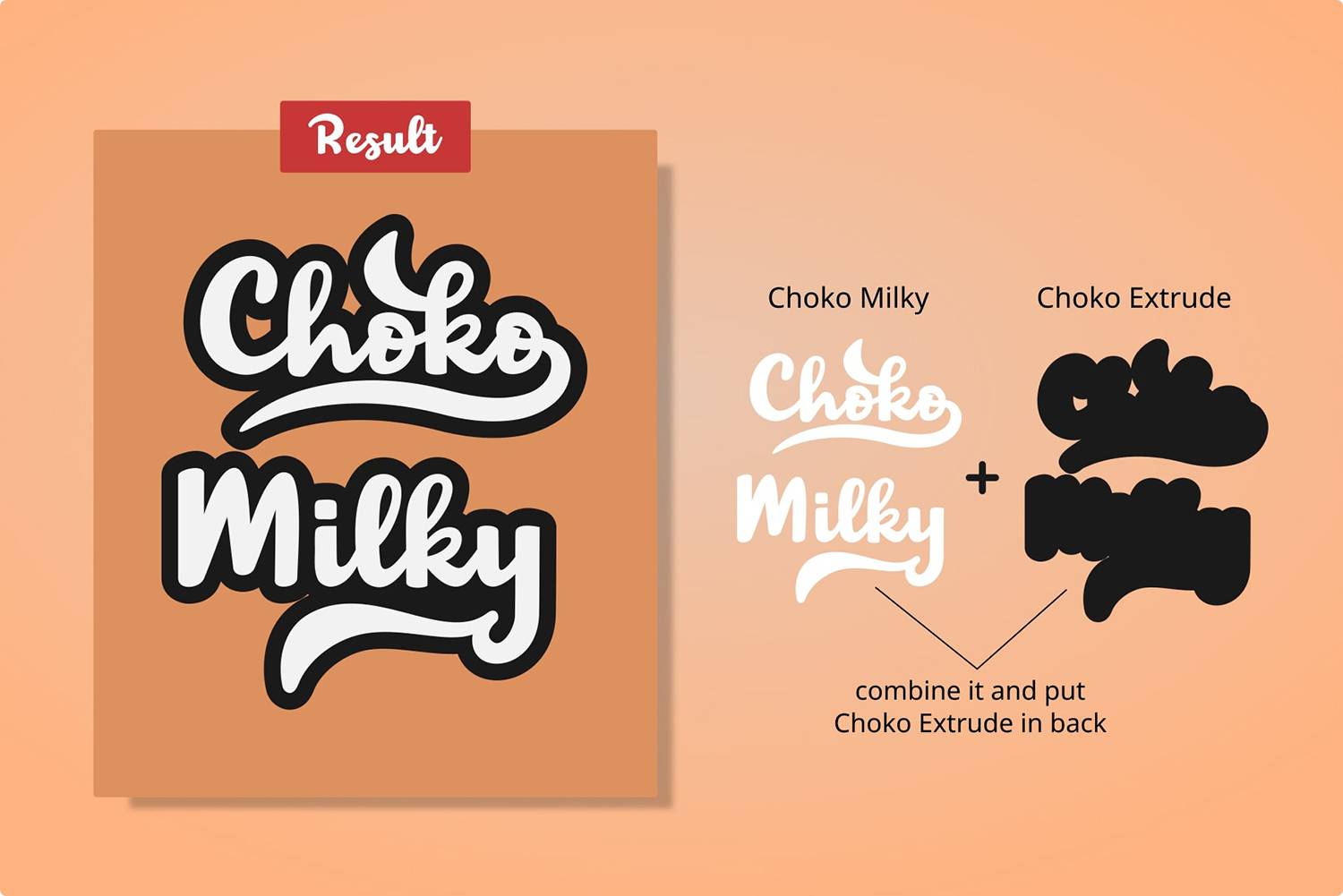 Choko Milky Font sample