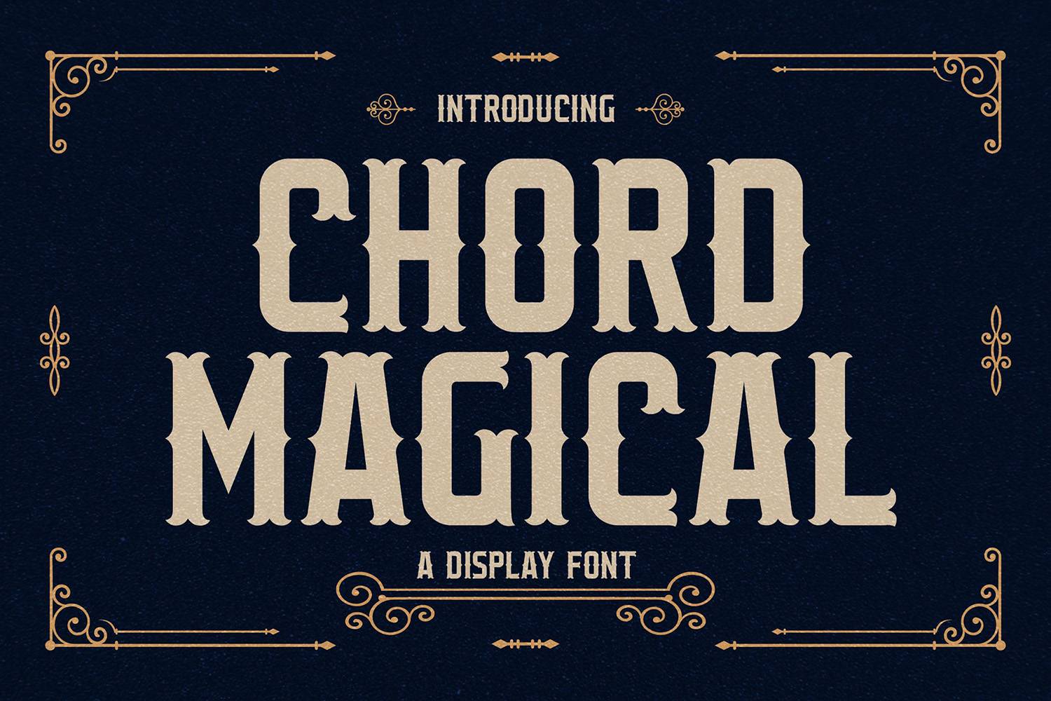 Chord Magical Font sample