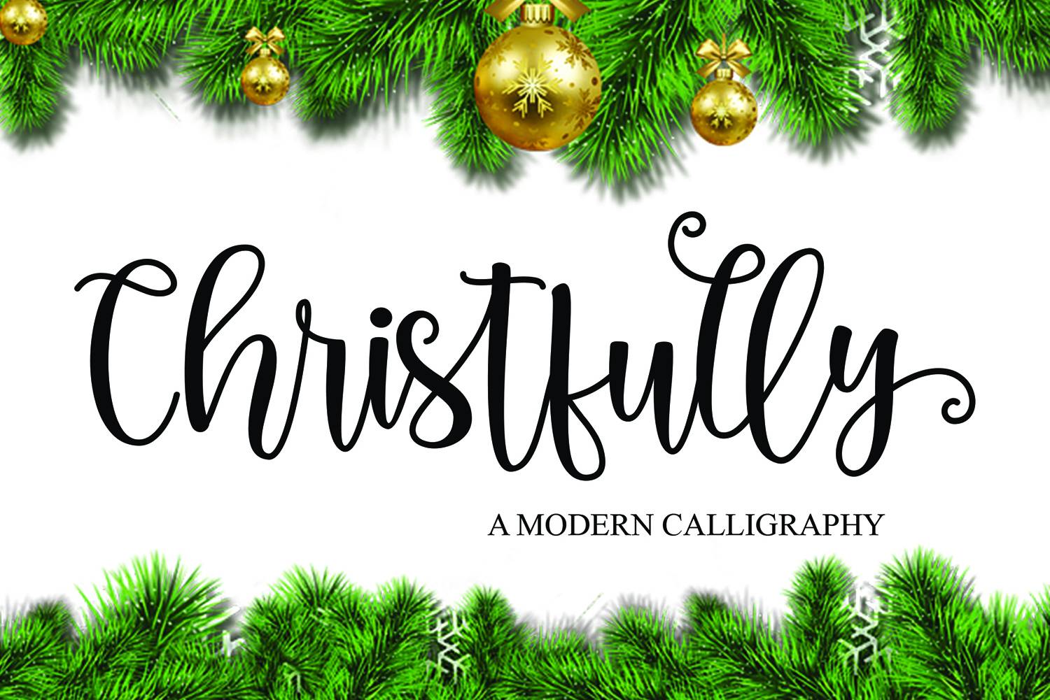 Christfully Font sample