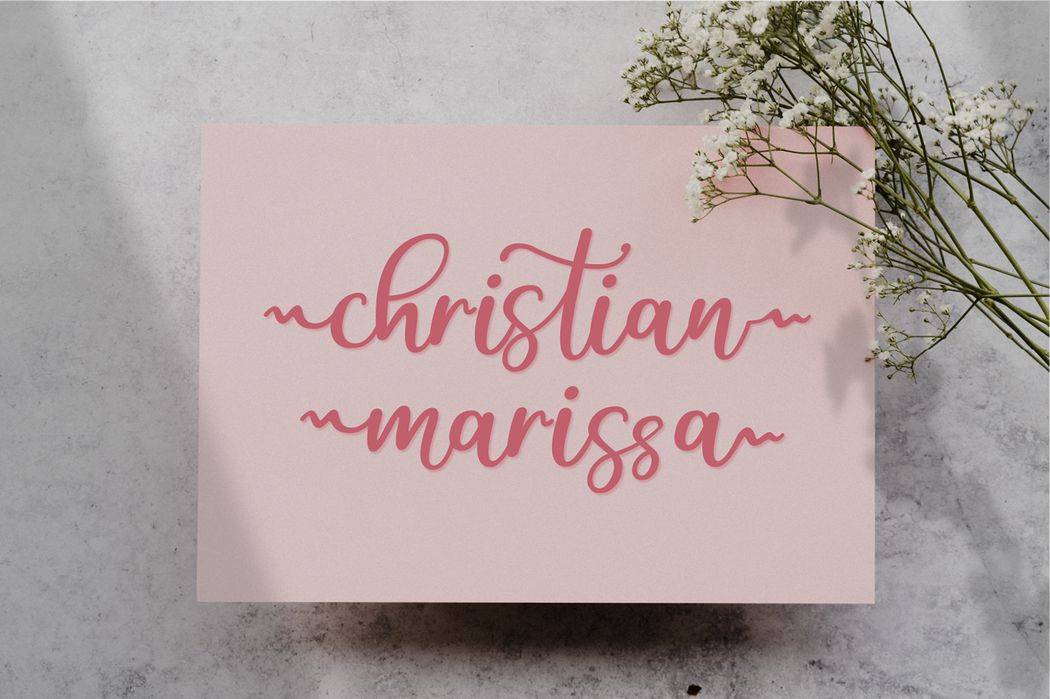 Christin Font sample