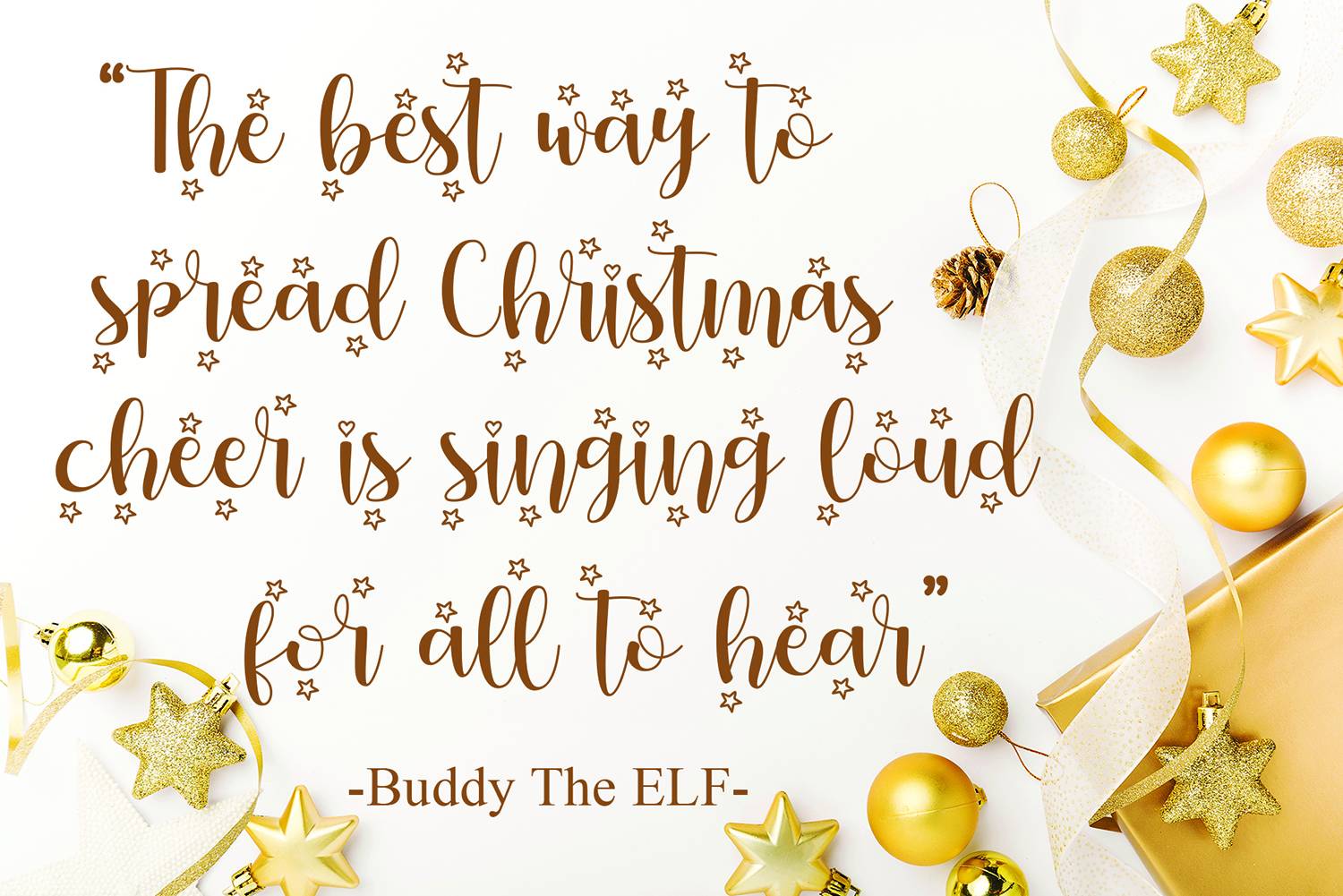Christmas Bless Font sample