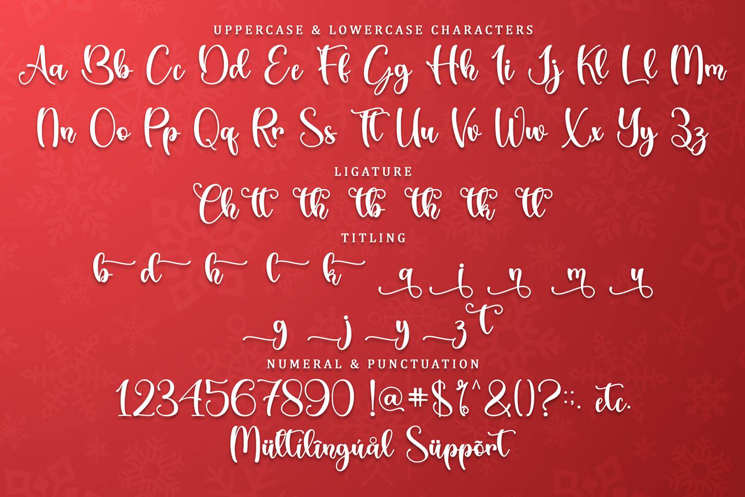 Christmas Cheer Font sample
