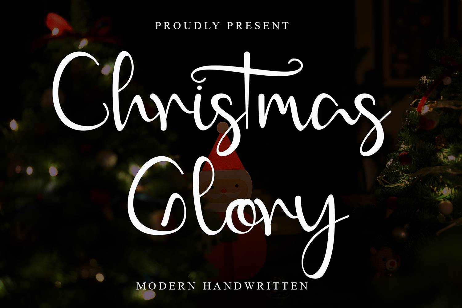 Christmas Glory Font sample