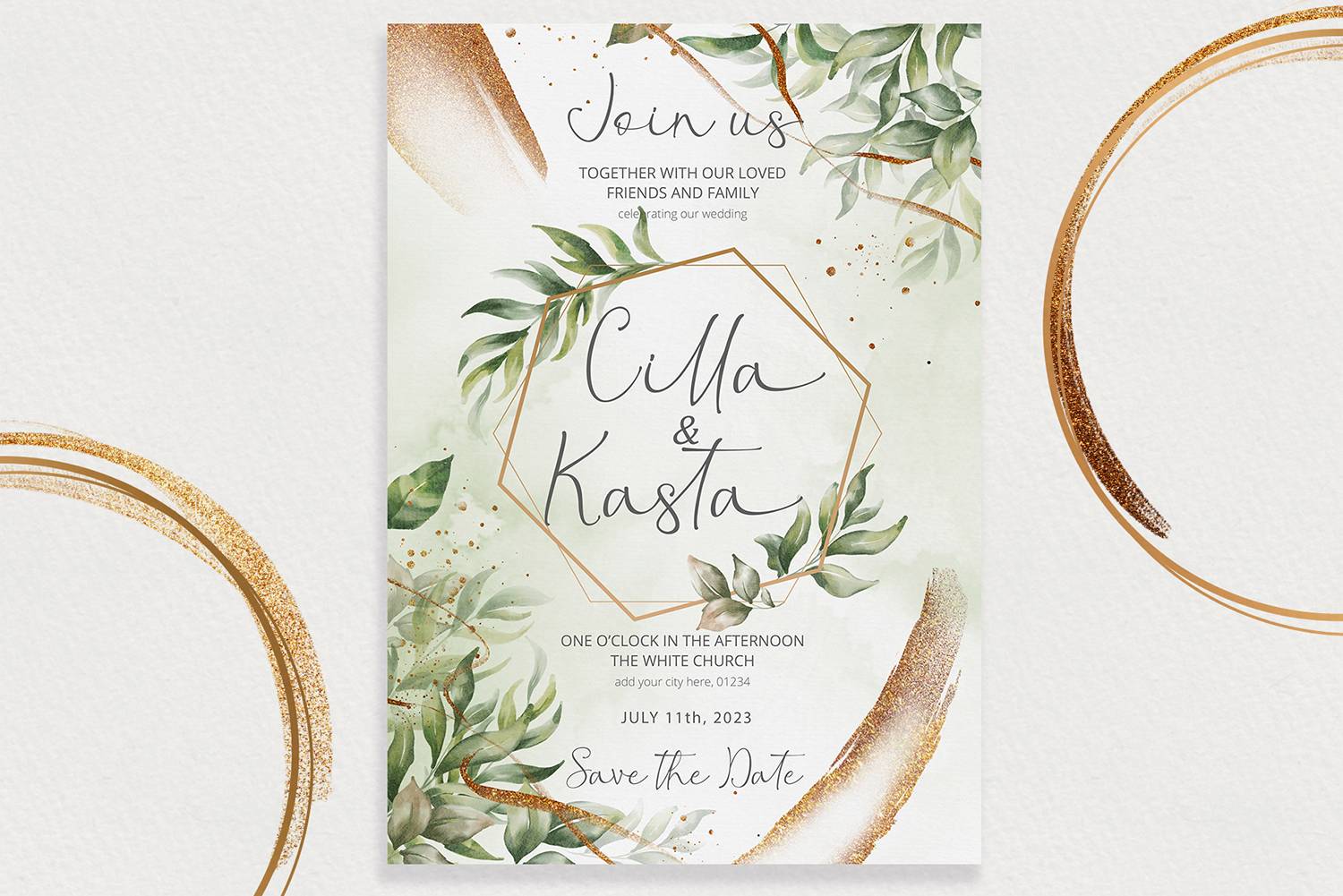 Christmas Leaf Font sample