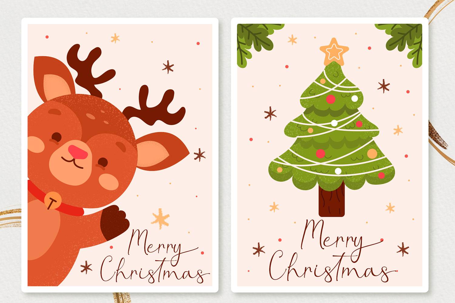 Christmas Leaf Font sample