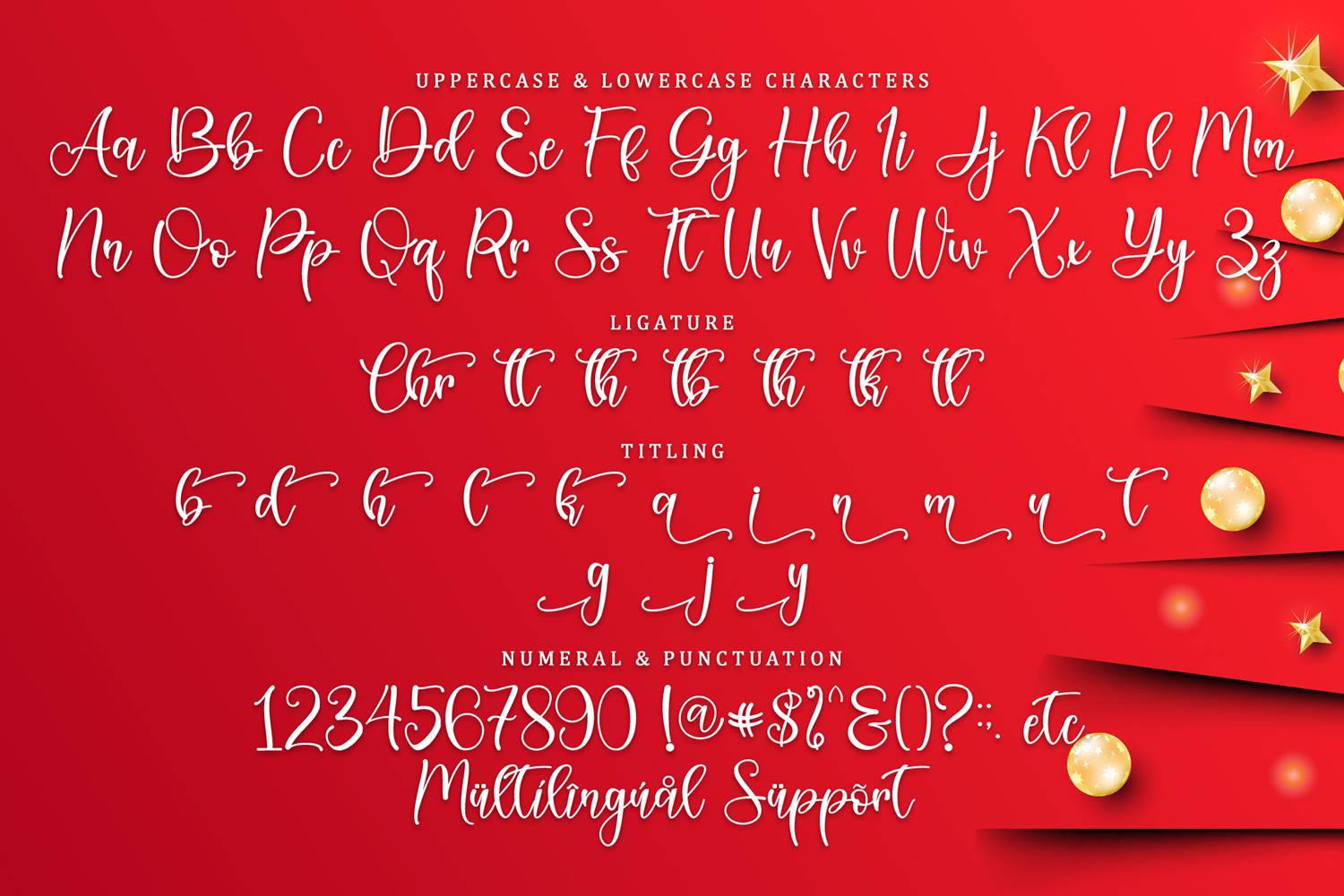 Christmas Nice Font sample