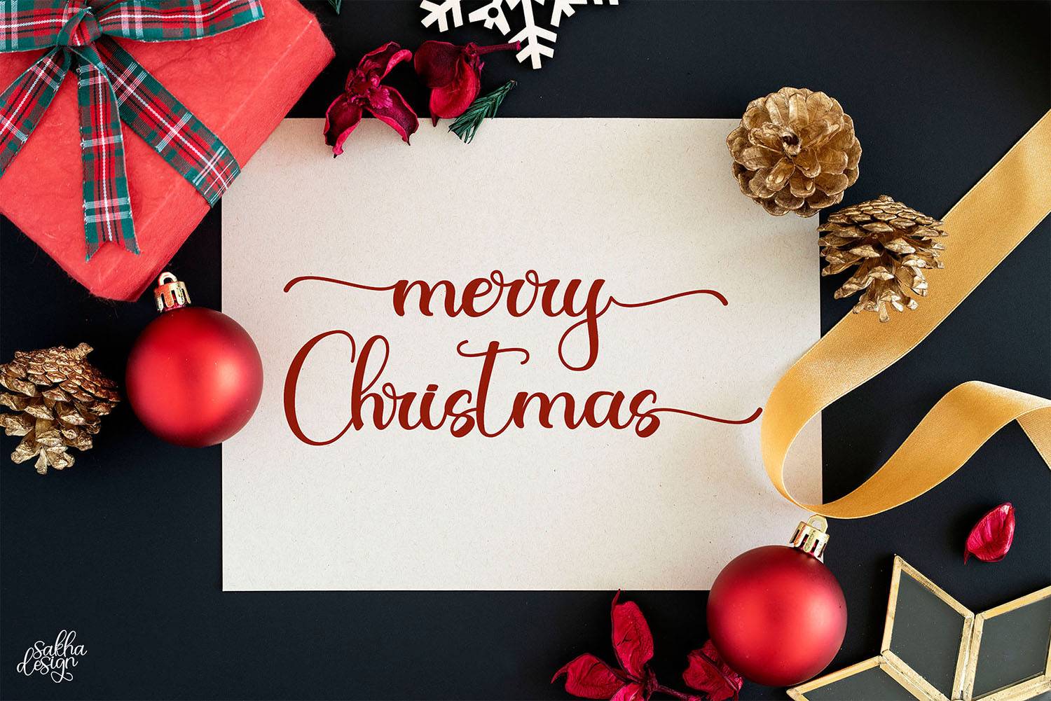 Christmas Night Font sample