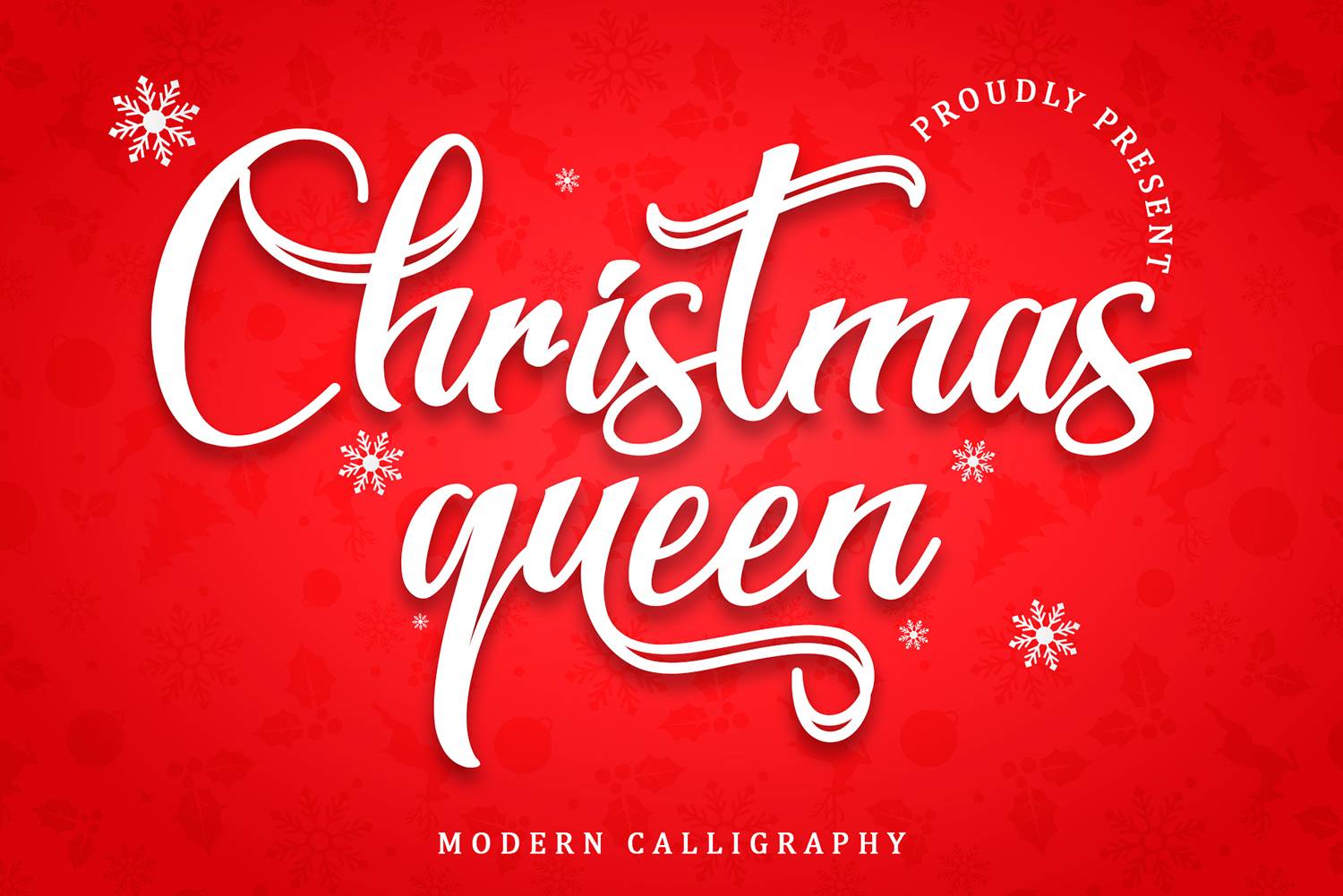 Christmas Queen Font sample