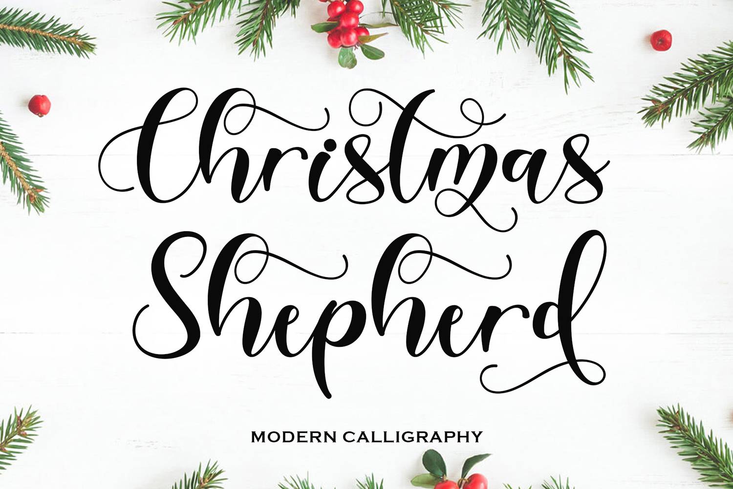 Christmas Shepherd Font sample