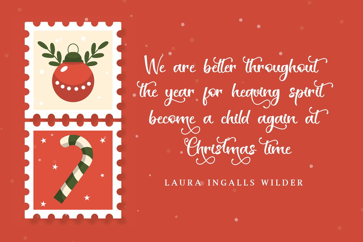 Christmas Stamp Font sample