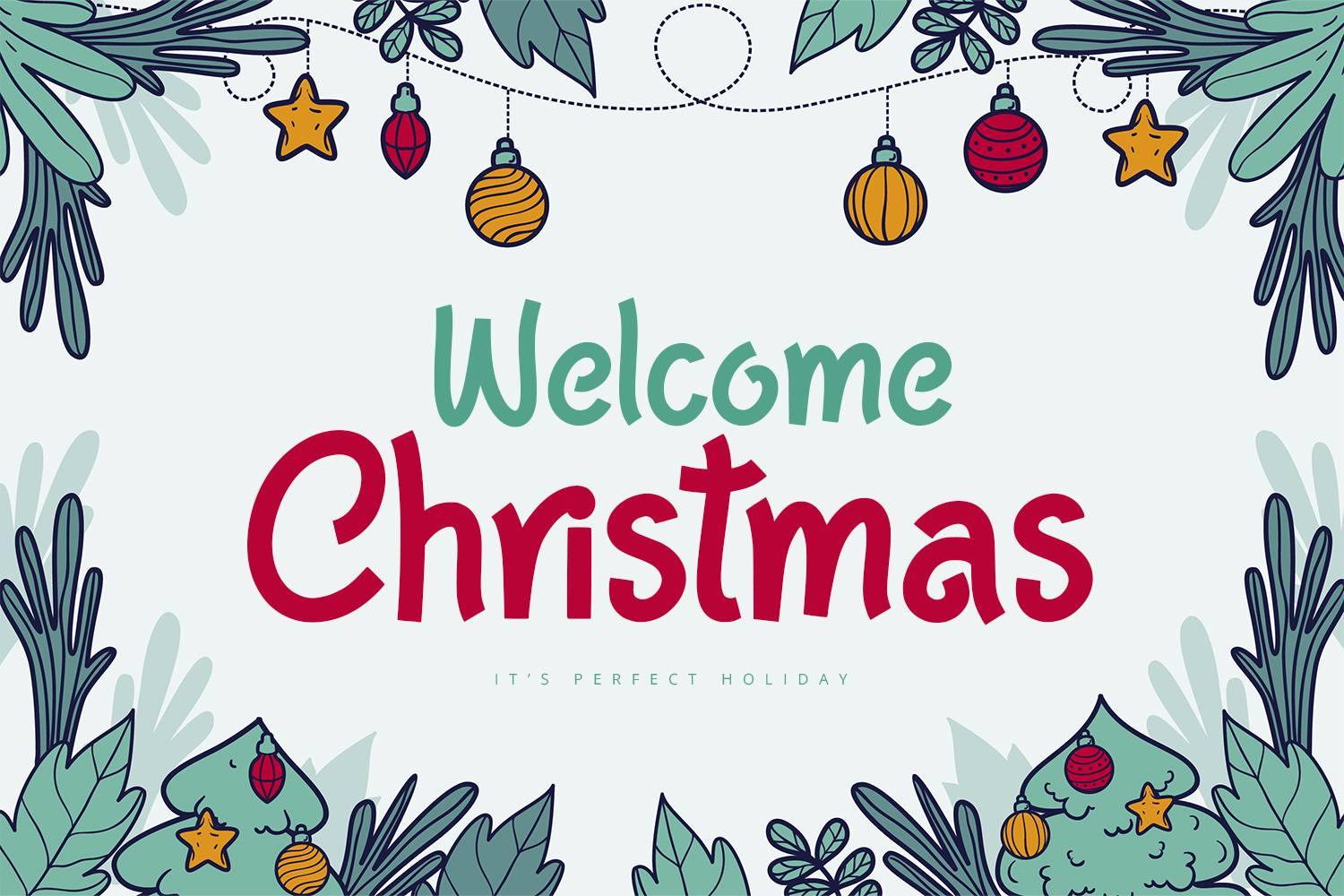 Christmeda Font sample