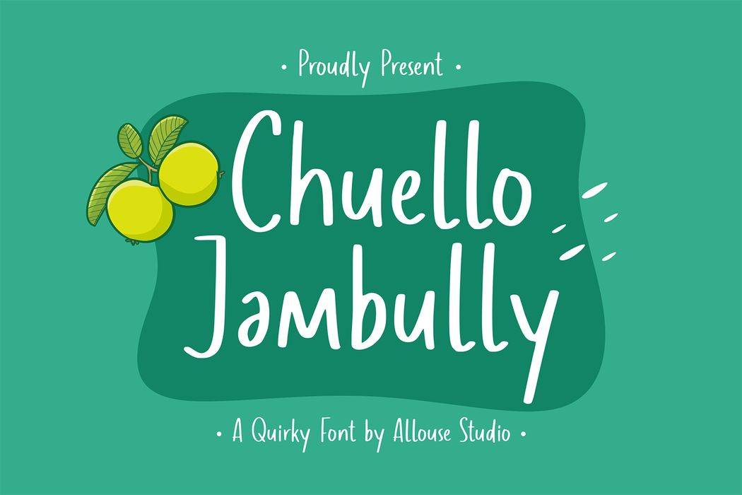 Chuello Jambully Font sample