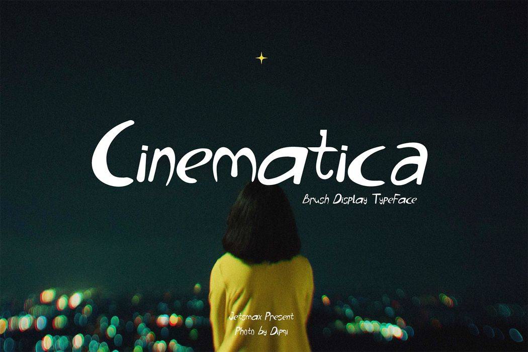 Cinematica Font sample