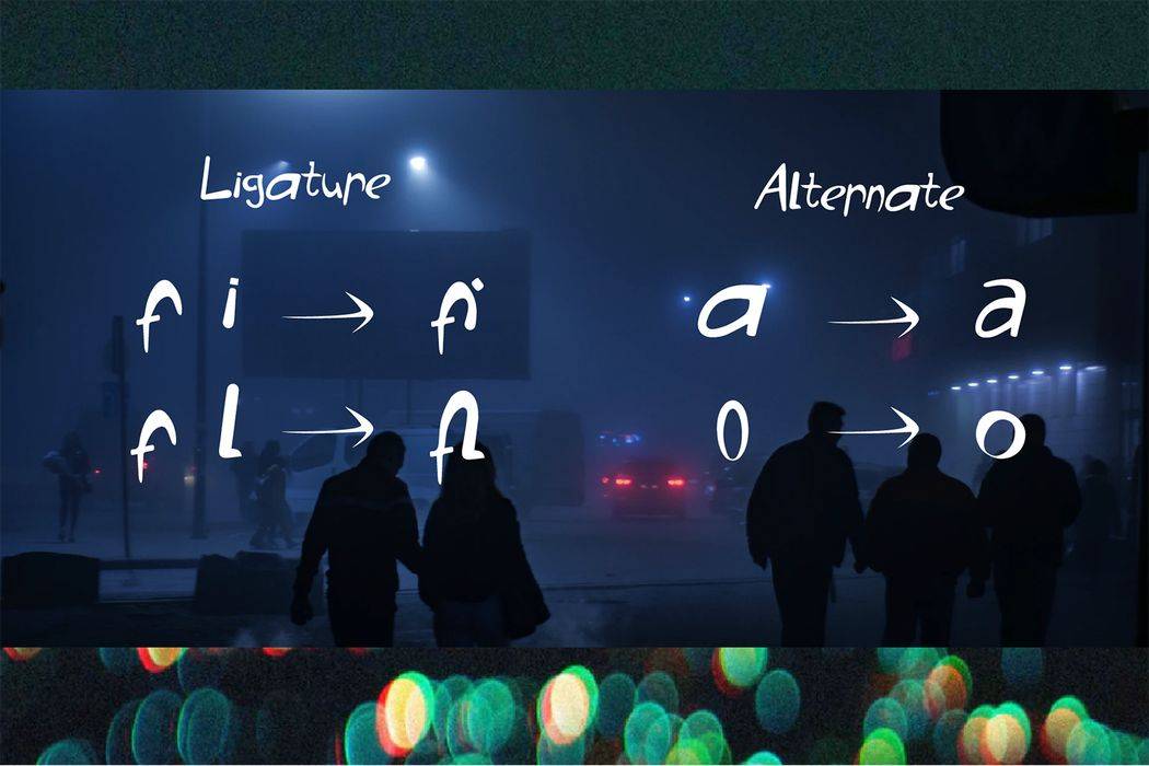 Cinematica Font sample