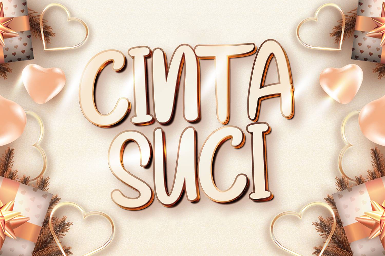 Cinta Suci Font sample